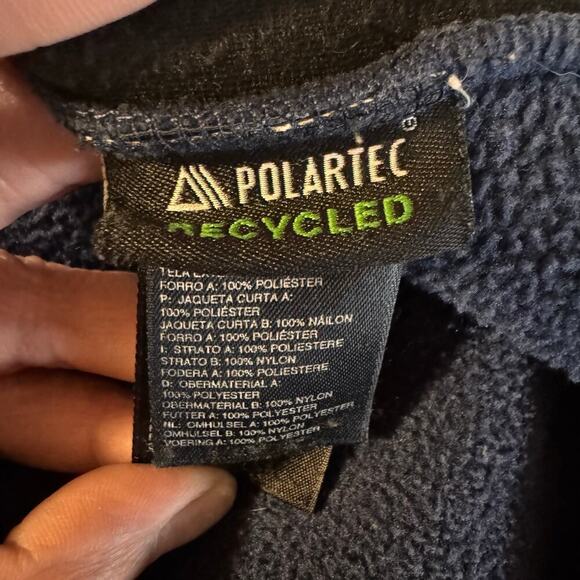 The North Face Men's Retro Denali Jacket Black Navy Blue Size Large Outdoors - Picture 11 of 12